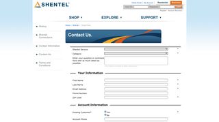 Shentel - Contact-Us