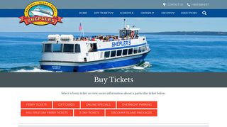 Buy Ferry Tickets Online | Shepler's Ferry