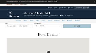 Atlanta, GA Pet-friendly Hotel - Dog-friendly | Sheraton Atlanta Hotel
