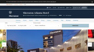 Hotel in Downtown Atlanta, GA | Sheraton Atlanta Hotel