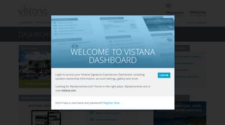 Dashboard Login | Vistana Signature Experiences