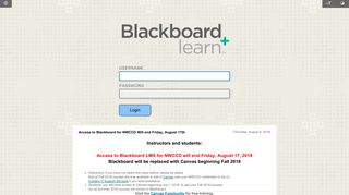 Blackboard link