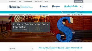 Accounts Passwords Login| Continuing and Professional Studies ...
