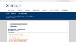 How do I get an email account? - Ask Sheridan - Get Answers