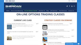 Online Options Trading Courses | Live Strategy ... - Sheridan Mentoring