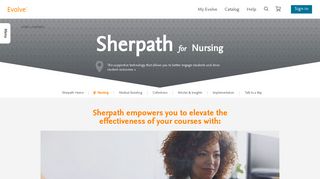 Sherpath for Nursing Programs | Elsevier Evolve