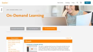 Sherpath - On Demand Learning | Elsevier Evolve