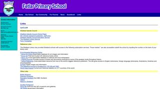 Fetlar Primary School - Links