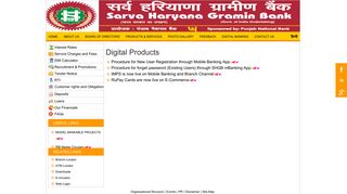 Digital Products - Sarva Haryana Gramin Bank