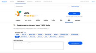Questions and Answers about YMCA Shifts | Indeed.com