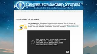The Shift Network | Center for Sacred Studies
