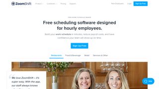 ZoomShift: Free Work Schedule Maker