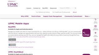 UPMC Mobile Apps for Android and iOS Devices - UPMC.com