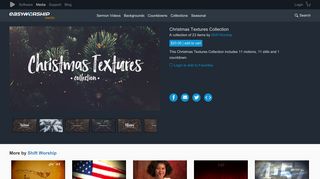 Christmas Textures Collection by Shift Worship - EasyWorship Media