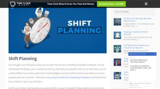 Using a Work Schedule App For Strategic Shift Planning - Time Clock