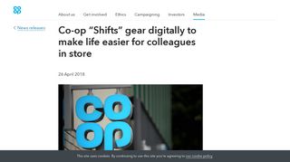 Co-op “Shifts” gear digitally to make life easier for colleagues in store ...