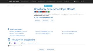 Shikellamy powerschool login Results For Websites Listing
