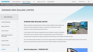 SHIMANO NEW ZEALAND LIMITED | SHIMANO