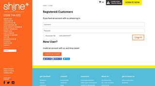 Login or create an account - Shine