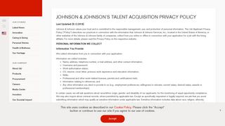 Sign In - Johnson & Johnson Careers