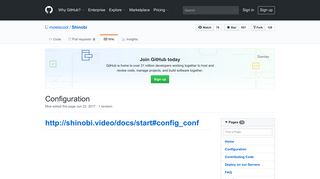 Configuration · moeiscool/Shinobi Wiki · GitHub