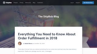 Order Fulfillment Guide: Process, Strategies, Services [2019] - ShipBob