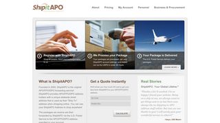 ShipitAPO :: Home - The Original APO/FPO/DPO Forwarding Service
