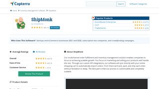 ShipMonk Reviews and Pricing - 2019 - Capterra