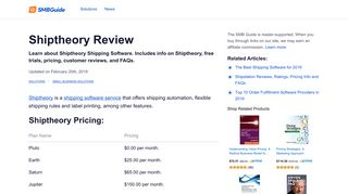 Shiptheory Reviews, Pricing, Key Info, and FAQs - The SMB Guide