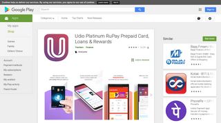 Platinum RuPay Prepaid Card, Online Loans &Rewards - Apps on ...