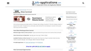 Shoe Carnival Application, Jobs & Careers Online