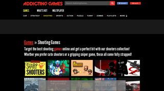 Free Online Shooting Games from AddictingGames.com