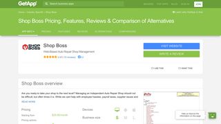 Shop Boss Pricing, Features, Reviews & Comparison of Alternatives ...