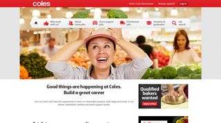 Join our team and build a great career at Coles | Coles Careers Home