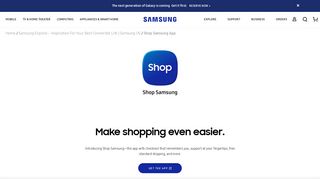 Shop Samsung App