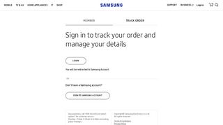Track Order | Online Shop AU - Samsung
