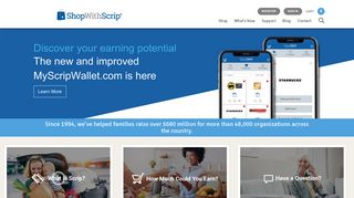 ShopWithScrip.com – Fundraising While You Shop