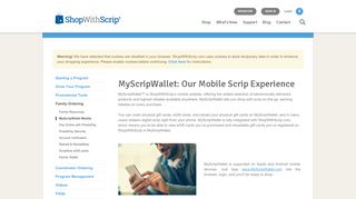 MyScripWallet: Our Mobile Scrip Experience - Shop ShopWithScrip