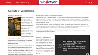 Woodman's Market | Careers