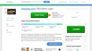 Access shop4ge.com. GEA Store: Login
