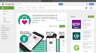 ShopAtHome Cash Back & Coupons: Mobile Shopping - Apps on ...