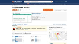 ShopAtHome Reviews - 179 Reviews of Shopathome.com | Sitejabber
