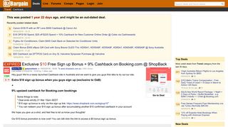 Exclusive $10 Free Sign up Bonus + 9% Cashback on Booking.com ...