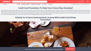 Credit Card Promotions 2019 And CashBack! | ShopBack.sg