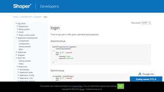 login - Shoper Developers