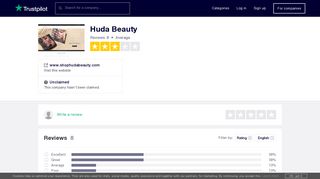 Huda Beauty Reviews | Read Customer Service Reviews of www ...