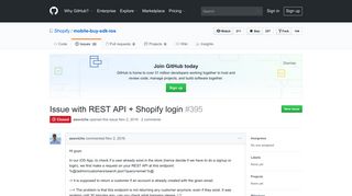 Issue with REST API + Shopify login · Issue #395 · Shopify/mobile-buy ...