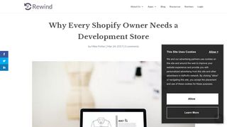 Why Every Shopify Owner Needs a Development Store - Rewind.io