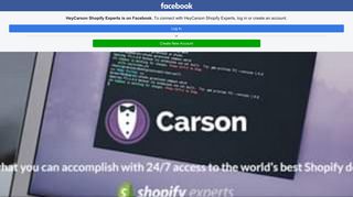 HeyCarson Shopify Experts - Home | Facebook