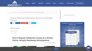 How to Request Collaborator Access As a Shopify Partner ...